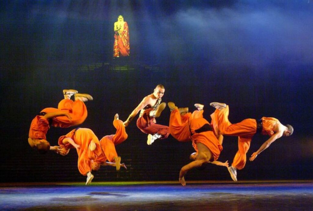 Experience the power and artistry of a live Kung Fu show